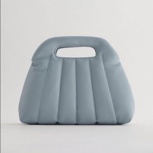 DIE CUT HANDLE QUILTED CROSSBODY BAG